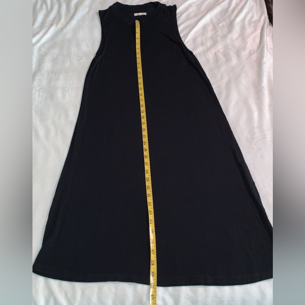 Madewell Black Halter Top Flowy Maxi Dress Sz S Summer Staple Dress Casual Class - Picture 5 of 5
